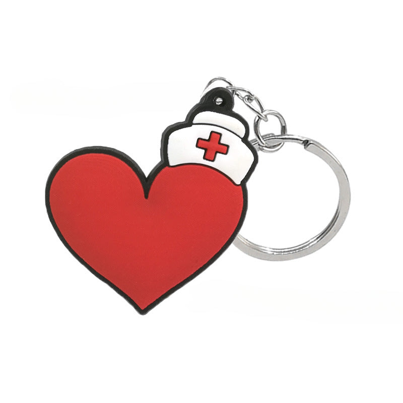 Wholesale 10PCS Medical Series PVC Keychains